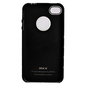 【当当自营】ROCK洛克 iPhone4s/4 手机保护壳/保护套 跃动系列 (黑红)