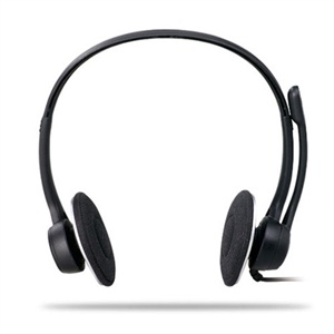 【当当销售配送】罗技Logitech H330 USB头戴式耳麦