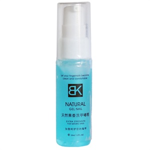 BK天然果香洗甲啫哩35ml（蓝色)