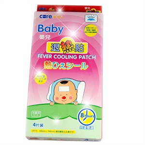 康馨儿care baby 婴儿退热贴（0-24个月） 4贴