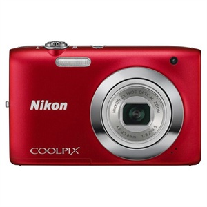 【当当自营】 Nikon尼康 COOLPIX S2600 便携数码相机 红色（1400万像素 2.7寸屏 5倍光变）
