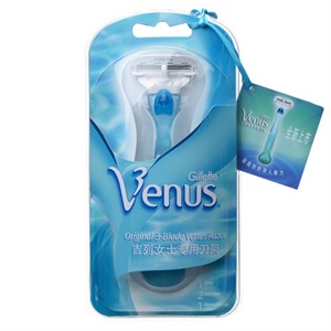Gillette吉列 VENUS女士专用刀架（粉蓝）