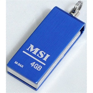 【当当销售配送】MSI微星 4G U盘M04X 拉丝蓝