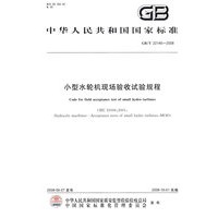小型水轮机现场验收试验规程