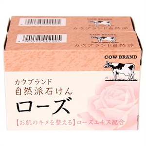 Cow 牛牌 自然派洁面皂（玫瑰） 100g*2