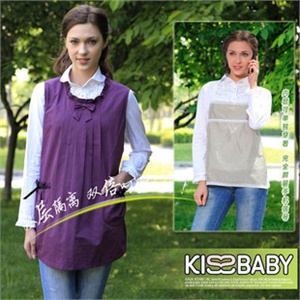 意大利KISSBABY防辐射衣银纤天丝双层马甲FDB/8250S