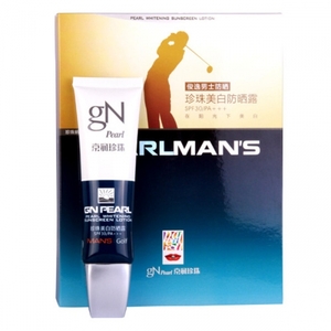 京润珍珠 俊逸男士防晒珍珠美白防晒露SPF30PA+++60g