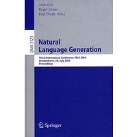 Natural Language Generation: Third International Conference自然语言生成/会议录