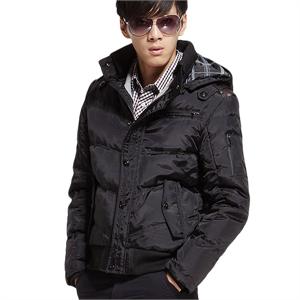 [当当自营]诠渡良品 男士极品镶皮防水羽绒服 TD166