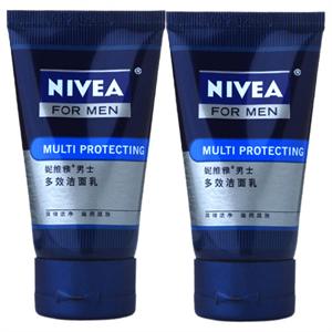 Nivea 妮维雅 男士多效洁面乳 50ml*2支