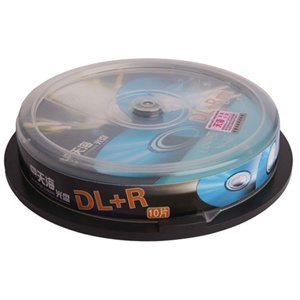 【当当自营】Unis 紫光 天海光盘 DL+R 8速 8.5G 单面双层 桶装10片 刻录盘