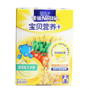 雀巢 蔬菜米粉 225g/盒