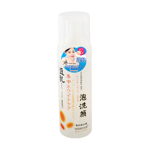 MISS Face 豆乳雪肌美白洁面泡沫180ml