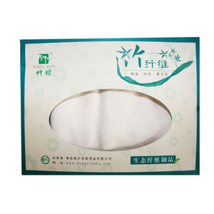 竹珺 100%竹纤维系列竹纤维儿童枕套-乳白