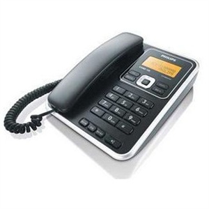 【当当销售配送】飞利浦(PHILIPS)CORD 160来电显示电话 超大显示屏(黑色)