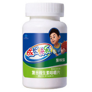 养生堂 成长快乐（果味型）复合维生素咀嚼片 1.5g*80粒