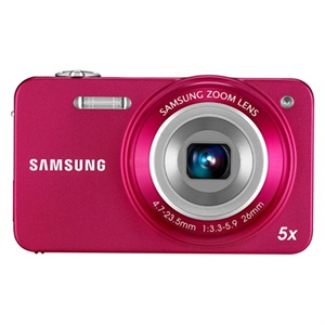 【当当自营】 SAMSUNG三星 ST90 数码相机 粉色 （1400万像素 2.7寸屏 5倍光变 26mm广角）