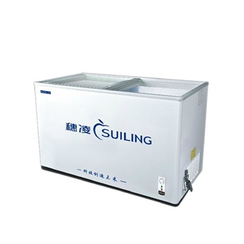 suiling/穗凌wd4-235 单温一室冷冻冷藏转换展示柜卧式冰柜玻璃门水柜