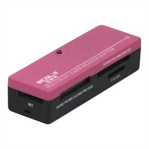 【当当自营】多彩口琴型USB2.0读卡器 可读8GB CRD-HR019粉红色