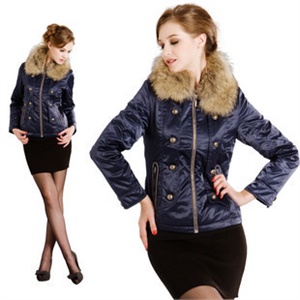 2011秋冬新品 恒源祥羽绒服 女装 正品 短款 B-7053 韩版 OL