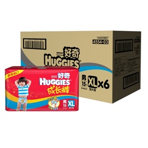 好奇 成长裤加大号男宝宝15片*6包/箱