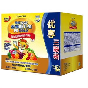 惠氏 金装膳儿加400g*3