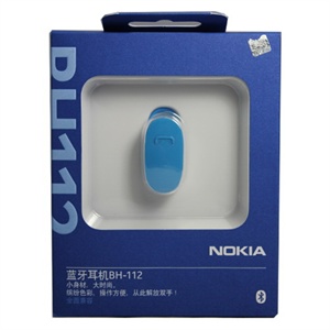 【当当自营】 NOKIA诺基亚 BH-112蓝牙耳机（蓝色）