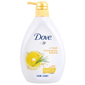 多芬 舒活水润沐浴乳720ml