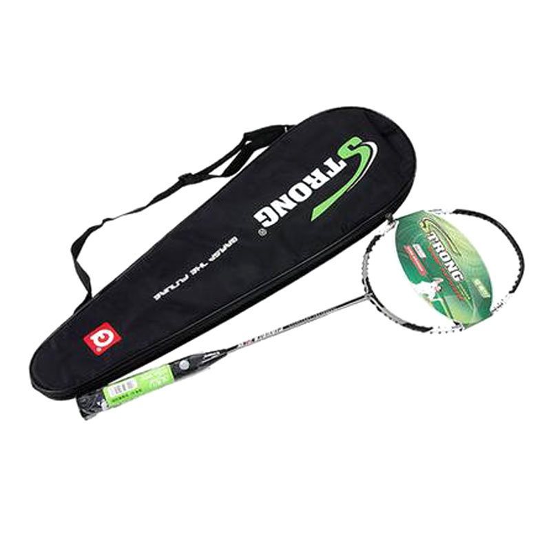 【强力 羽毛球拍 全碳素一体 单拍 控球型训练拍