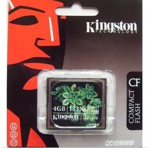 金士顿kingston 4G 高速CF卡 5年联保