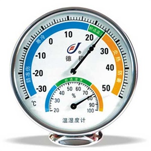 婴儿房温湿度计 德福牌 101-白色