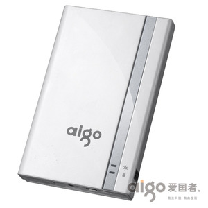 【当当销售配送】爱国者 2.5寸 320G 移动硬盘 家用移动存储王P8160白领型 白色