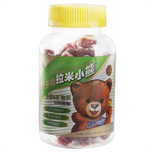 乐佳拉米小熊多维&矿物质软糖(葡萄味)90粒