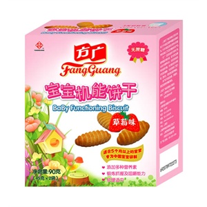 方广宝宝机能饼干（草莓味）90g