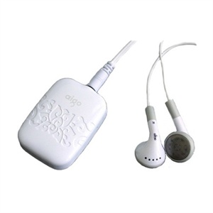 【当当销售配送】爱国者（aigo) U207 2G 多功能 MP3 白色 青花瓷浮雕设计 极品播放功能