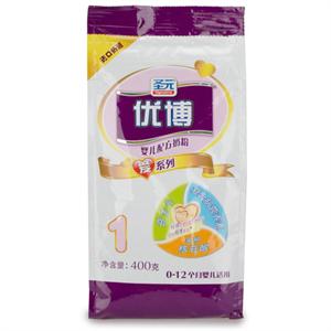 圣元 优博1段婴儿配方奶粉400g/袋(0-12个月)