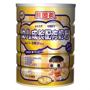 贝因美 金装幼儿成长奶粉 900克