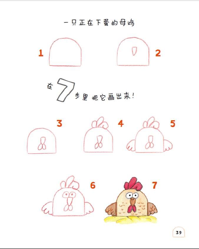 经过编辑老师本人以及十几位孩子,二十多位家长,8名专业插画师对本书的亲自操作,编辑如实对本书进行以下推荐: 1,看书名您可能 就知道了《鸡是半圆形,猫是圆形》,这本书**是让热爱画画的你脑洞大开,其内容生动有趣,简单可爱,超级呆萌,**的令人身心愉快的一本书。说减压还不足以概括到本书的欢乐指数。 2,这作者的思路天马行空,创意无限!难得一遇的简笔画天才。所以说本书萌翻欧美也不是没有道理的。 3,大开本,好纸张,全彩色印刷,既美观方便阅读又**限度地保护视力,真的是老少皆宜。 4,这书太合乎