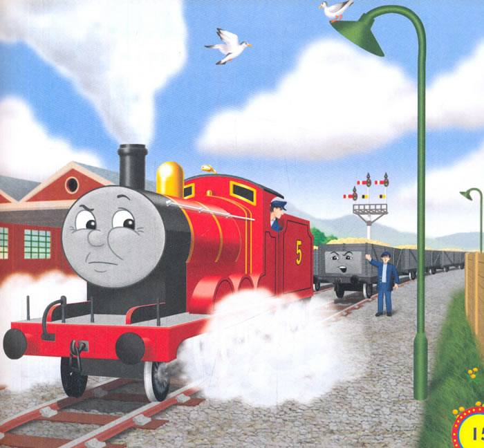 托马斯和朋友做最独特的小火车—帅小子詹姆士