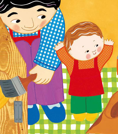 亲爱的宝宝绘本·撕不烂珍藏版--爸爸爱宝宝(0