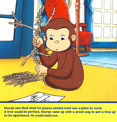 curious george builds a home 好奇猴乔治建房子 9780618723959