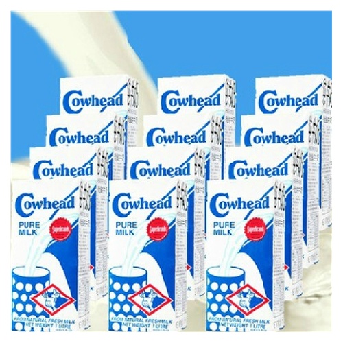【北京上海发货】原装进口装牛头牌进口纯牛奶 整箱1l*12瓶