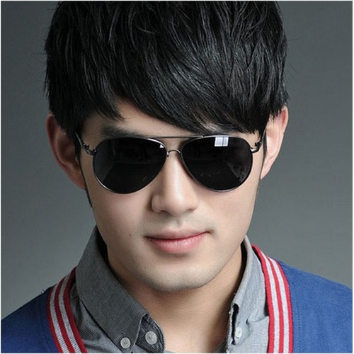 新款太阳镜男 潮偏光镜蛤蟆镜墨镜酷驾驶镜经典金属太阳眼镜