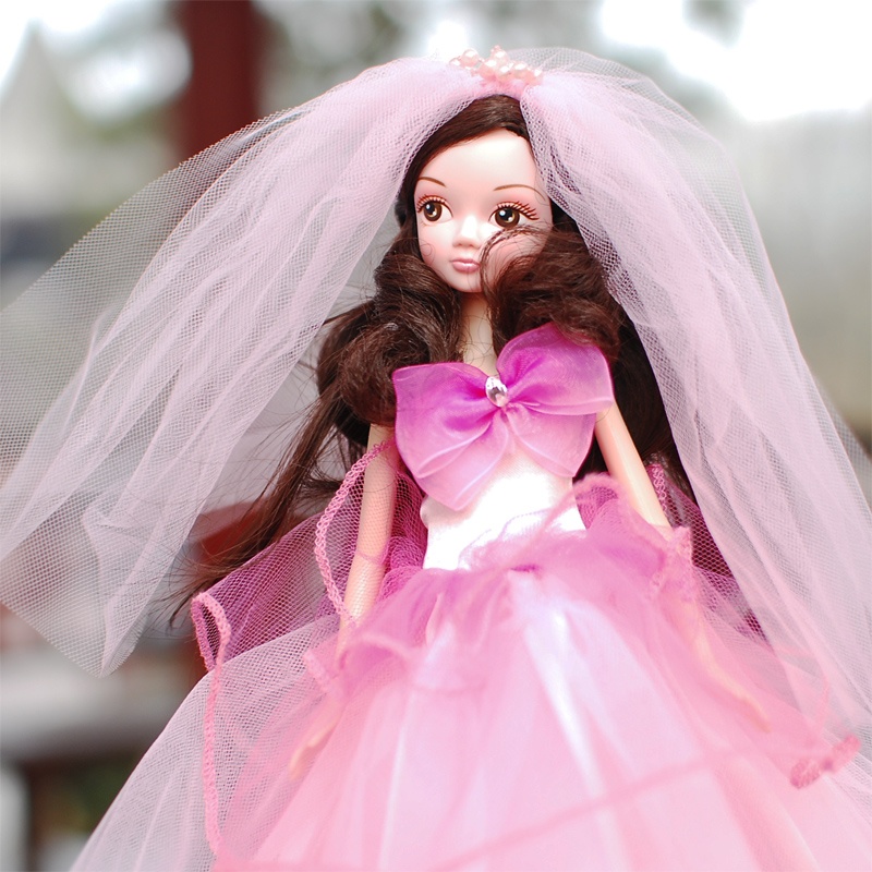 可儿娃娃浪漫婚纱 花样新娘 9083