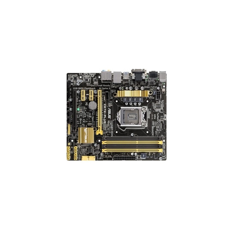 华硕(asus) z87m-plus 主板(intel z87/lga 1150)全新黄金配色,华硕