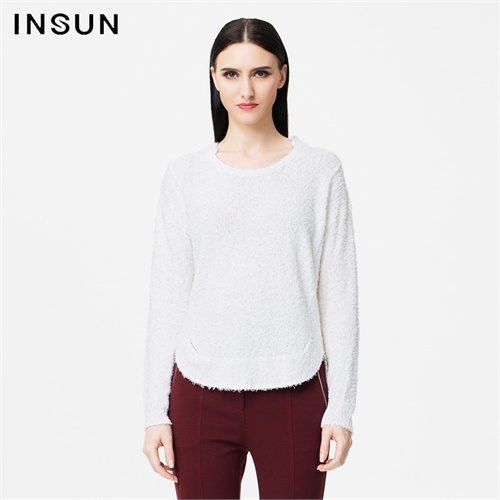 【商场同款】insun恩裳棉毛绒面料针织衫94106200