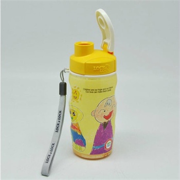 乐扣乐扣儿童彩绘运动水壶350ml hpp726pc/yc/bc>_黄色