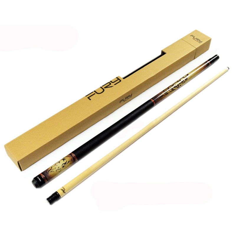 正品飞利fury台球杆 ps系列九球杆黑8大头桌球杆黑八套装 高级杆,配
