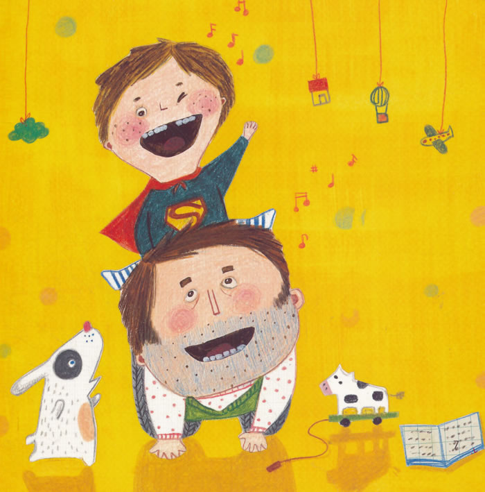 幼儿园区角绘本书小班7爸爸和我